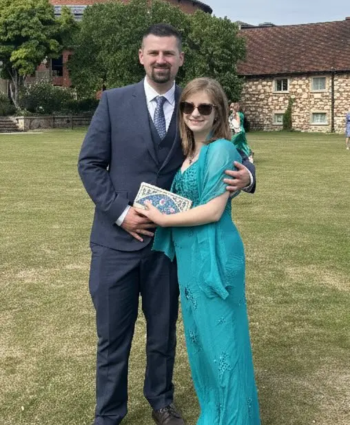 Professional photo of Benjamin and Gemma Gisvold